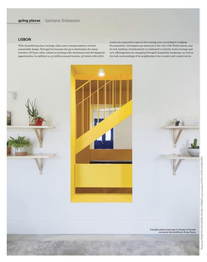 A story on new hotels in Portugal by Tamara Thiessen