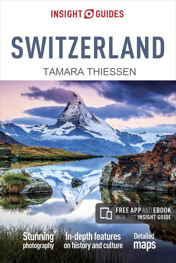 One of Tamara Thiessen's books, the Switzerland Insight guide
