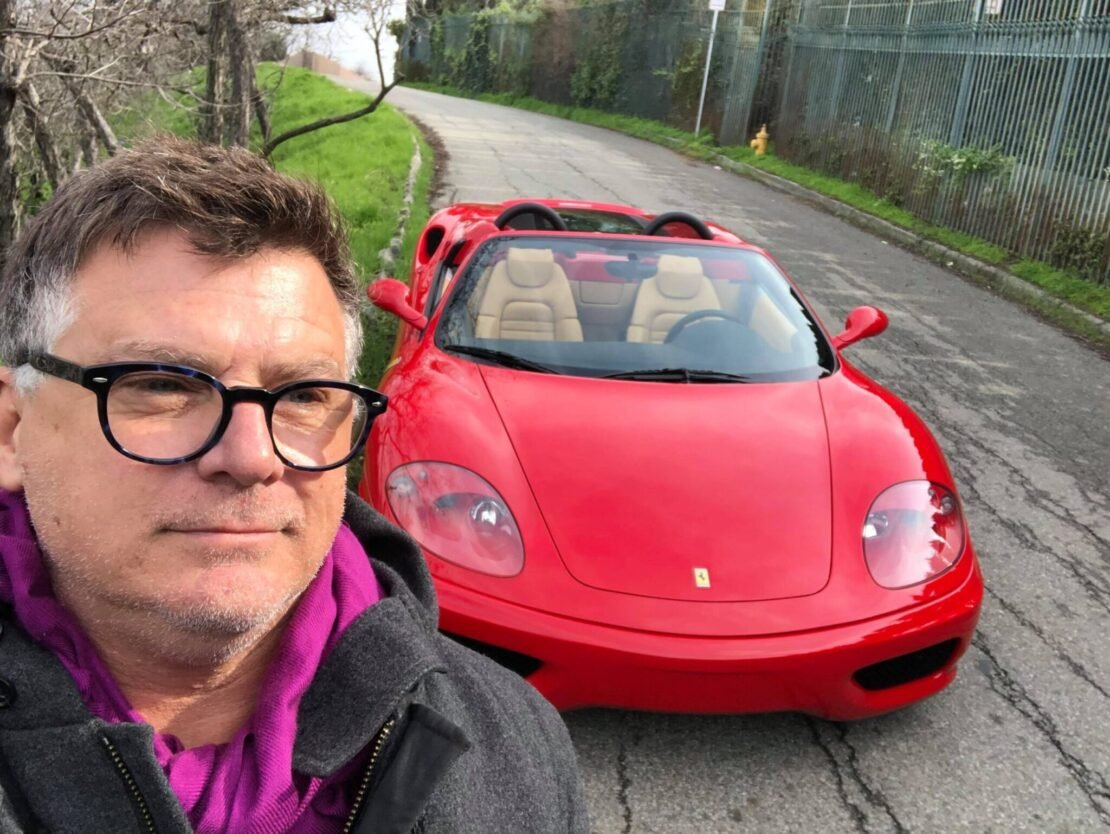 American Ferrari restorer, Donnie Callaway traveling in France