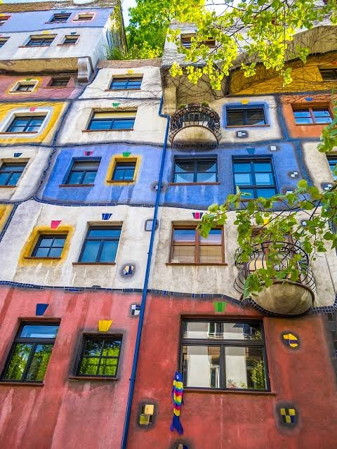Hundertwasser Haus designed by and dedicated to Vienna's green visionary Friedensreich Hundertwasser