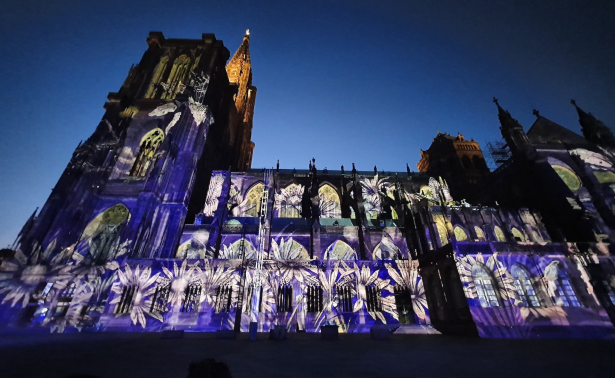 Strasbourg Cathedral Dresses Up To The Nines: Watch the Light Show