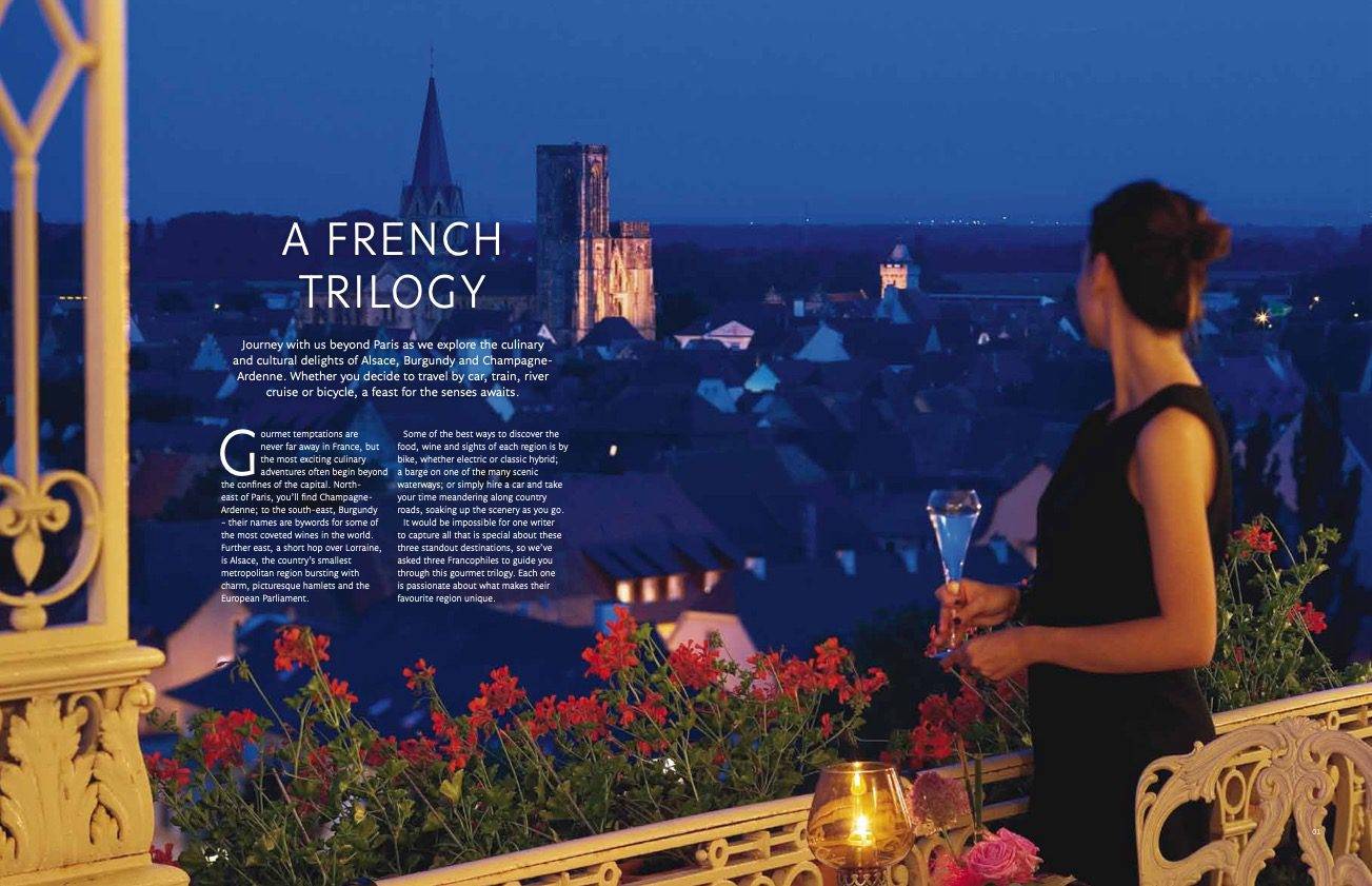 Story on France by Tamara Thiessen for Signature luxury travel magazinei 